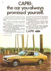 'The Car You Always Promised Yourself' - Ford Capri ads from 1969 -1986 ...