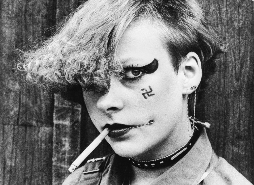 20th May 1977:  A Swastika-wearing Swedish Punk Rocker.  (Photo by Keystone Features/Getty Images)
