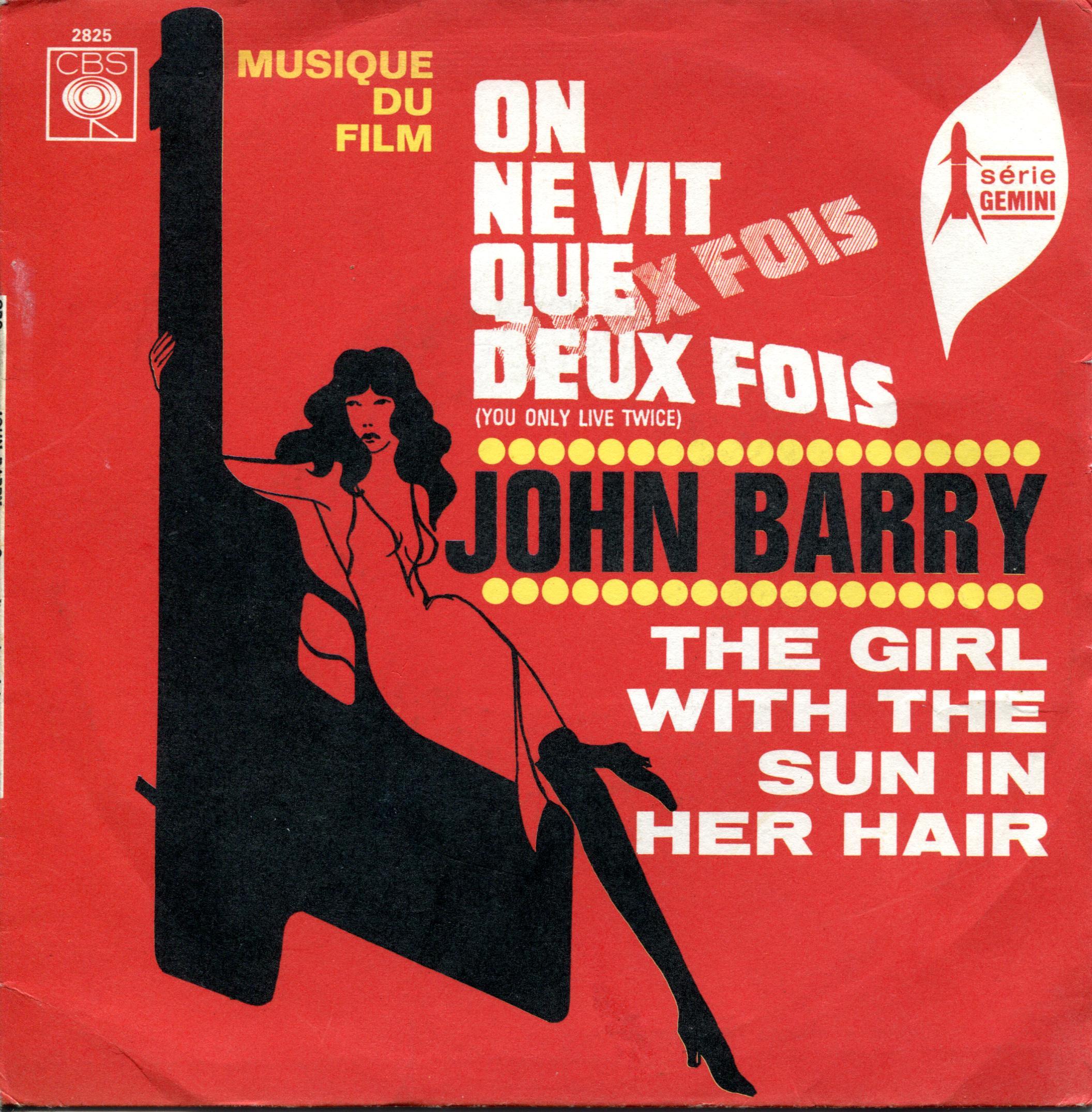 Musique du Film On Ne Vit Que Deux Fois John Barry CBS