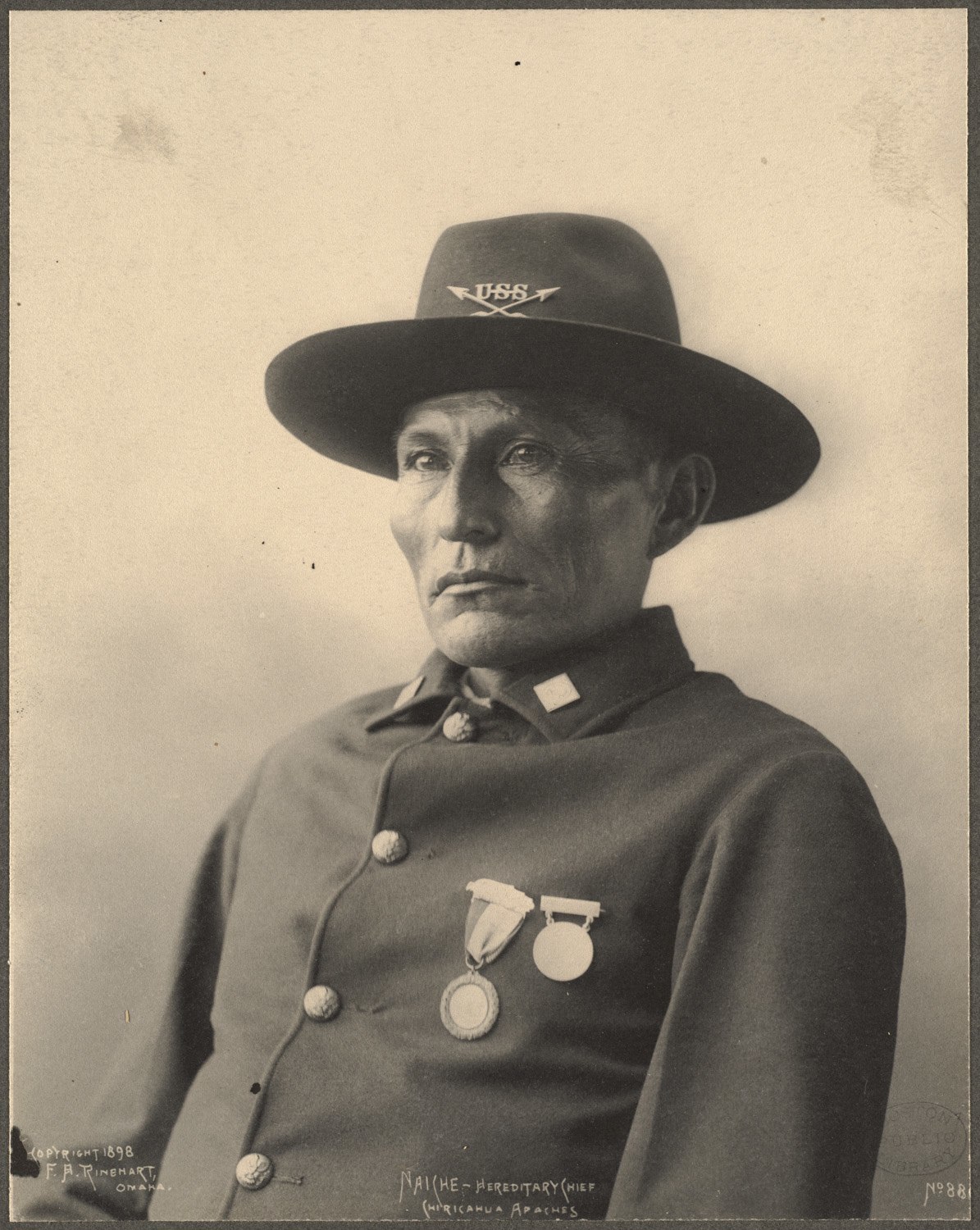 Naiche – Hereditary Chief, Chiricahua Apaches, 1899