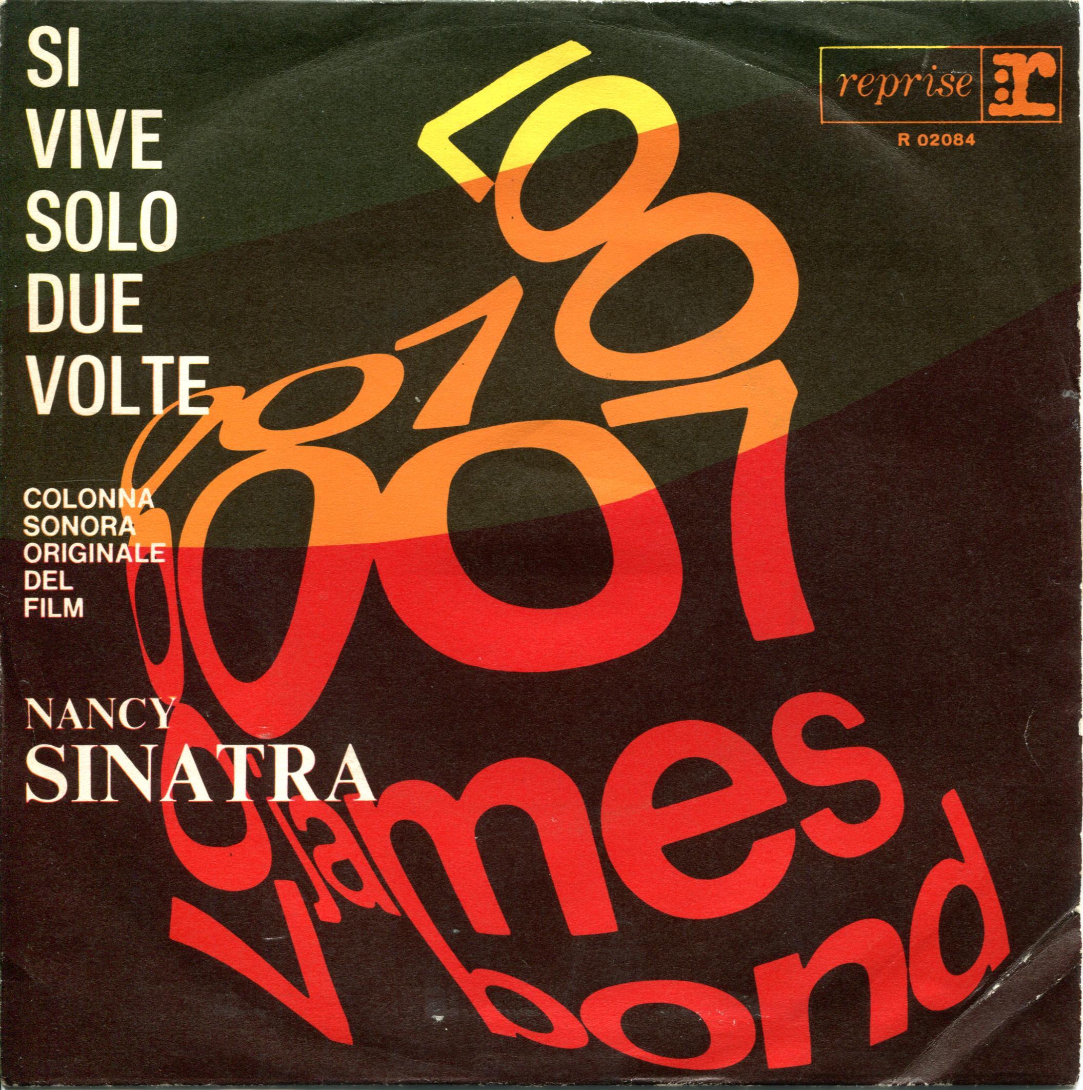 Nancy Sinatra Si Vive Solo Due Volte swirly writing