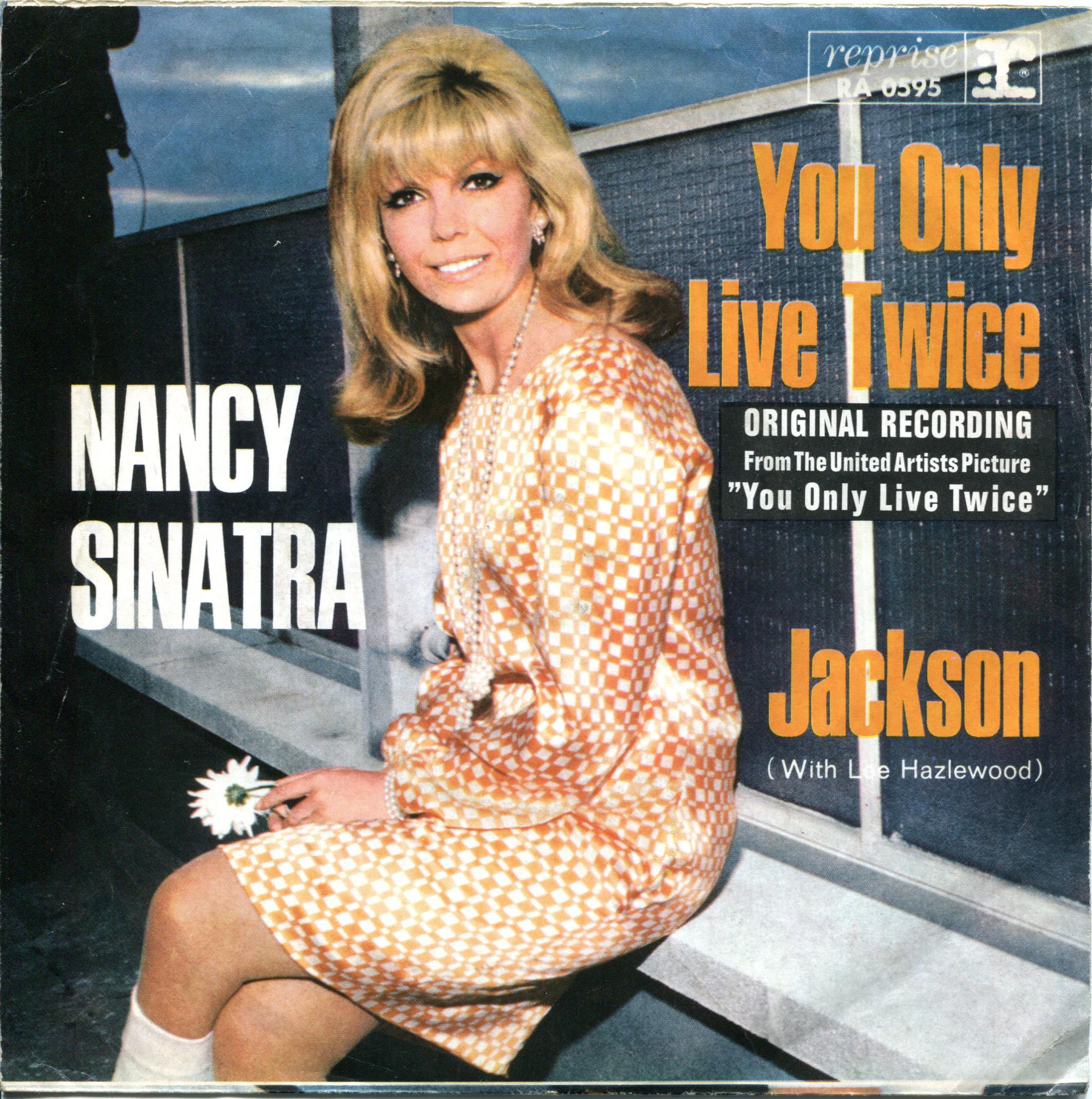 Nancy Sinatra You Only Live Twice Reprise orange dress