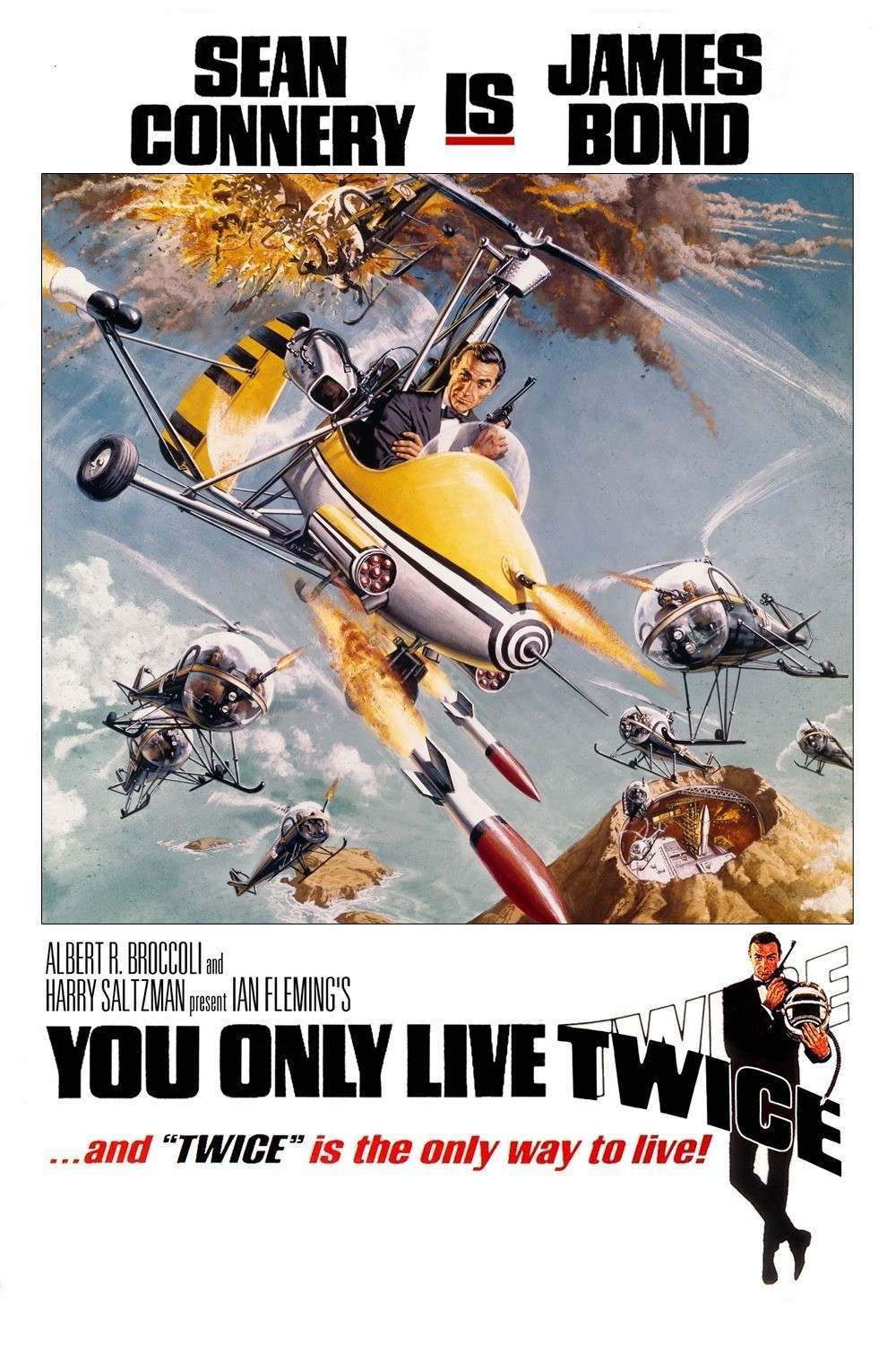 Sean Connery is James Bond You Only Live Twice poster