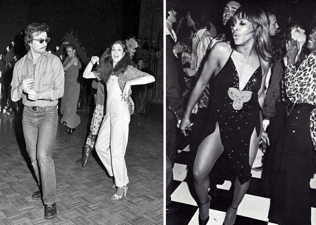 (L) Bill Murray and Gilda Radner, (R) Tina Turner