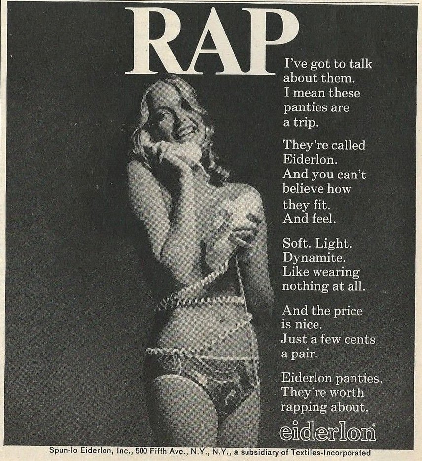 Eiderlon panties (1970s) : r/vintageads