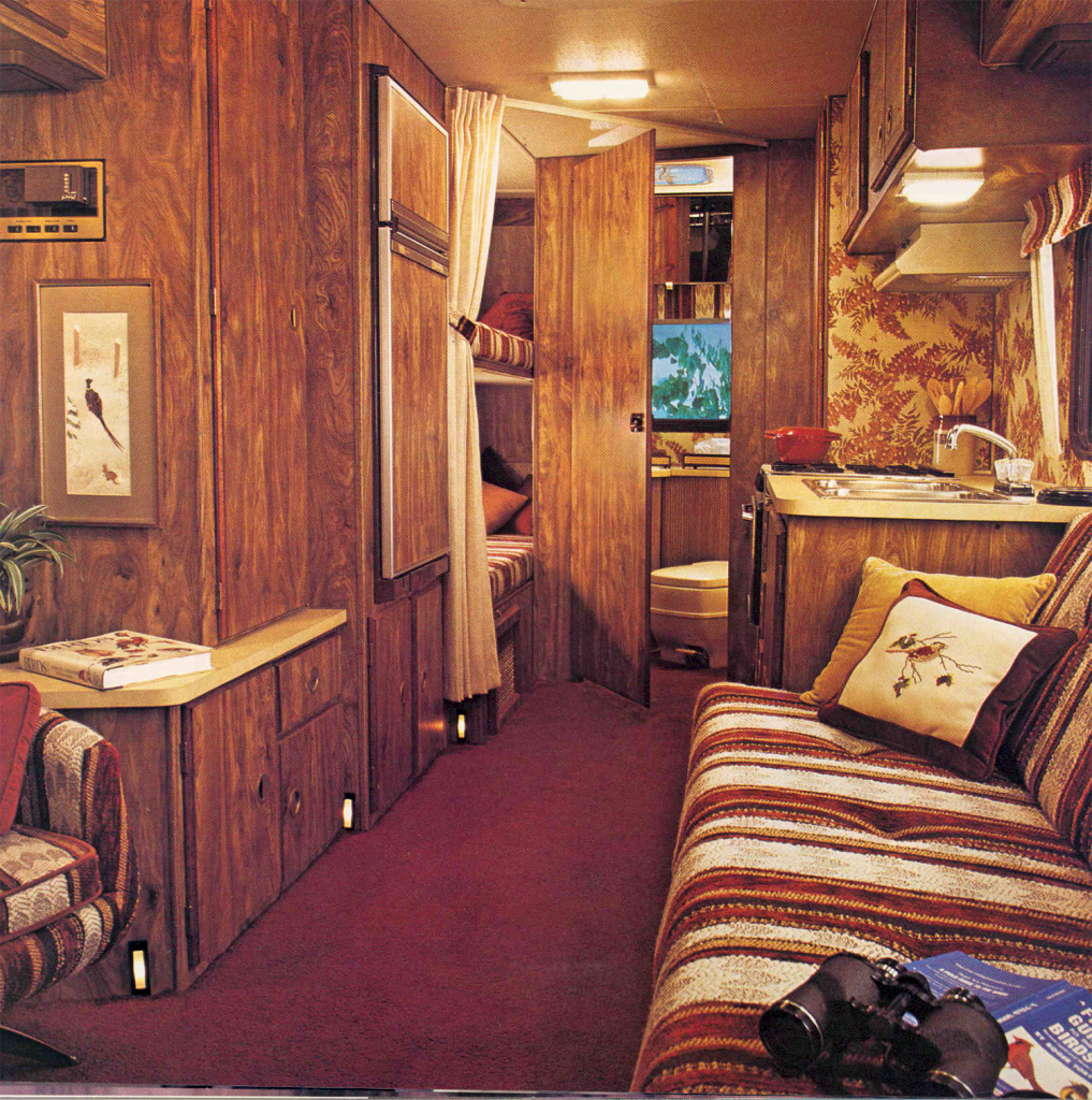 1980 Winnebago RV wood panel