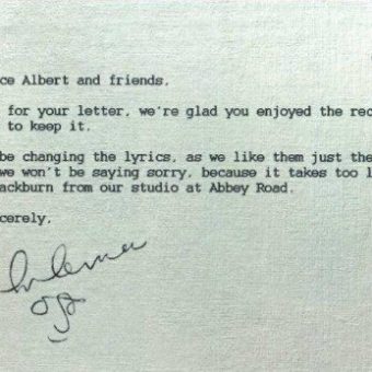 John Lennon’s Reply To The Royal Albert Hall’s Wonderful Letter Of Complaint (1967)