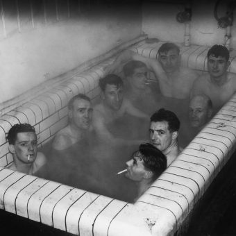 Shiny Big Boots and Smoking in the Bath: Wonderful Photos of the 1939  FA Cup