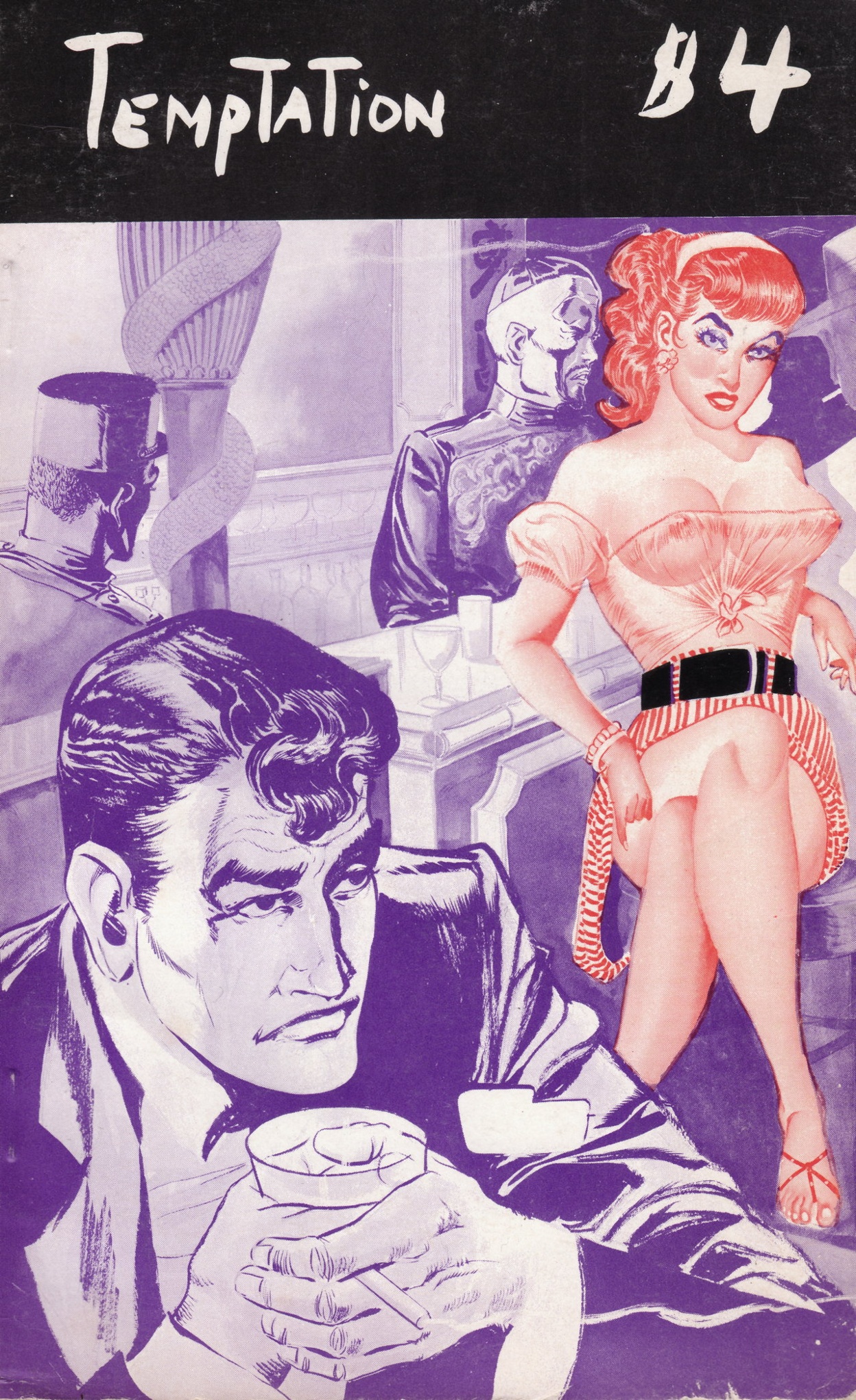 1950s Vintage Porn Comics - Soft-Core Hard-Boiled Pulp: The X-rated Illustrations Banned In 1950s New  York - Flashbak