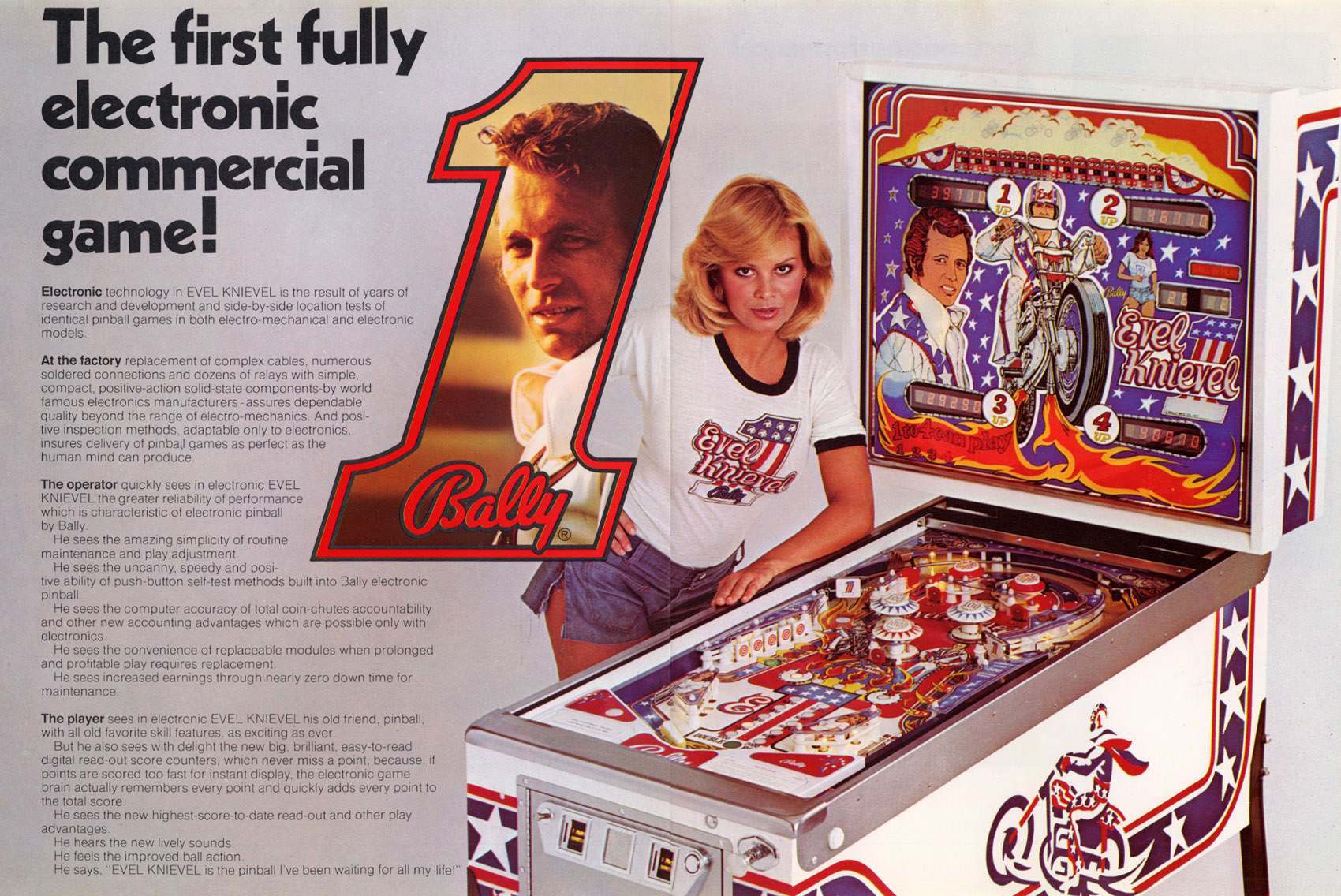 evel knievel pinball machines