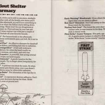 Relive A Payload Of Family Games In The Nuclear War Fun Book (1982)