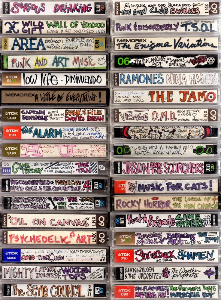 The Lost Art of Cassette Design