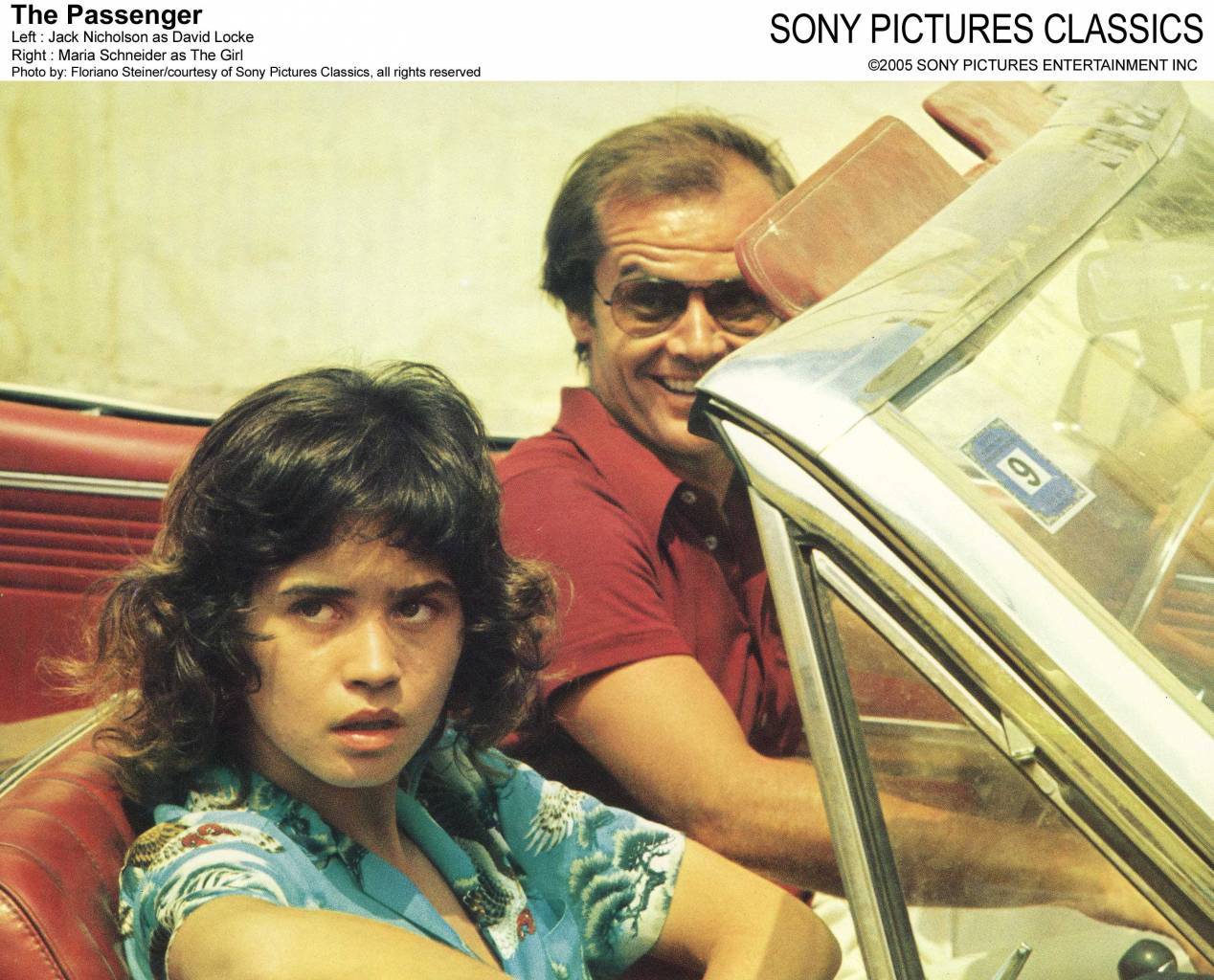 The Passenger Jack Nicholson and Maria Schneider lobby card