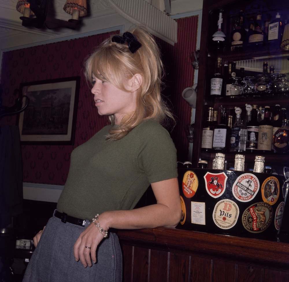 Brigitte Bardot in the Coach and Horses Pub by Ray Bellisario in