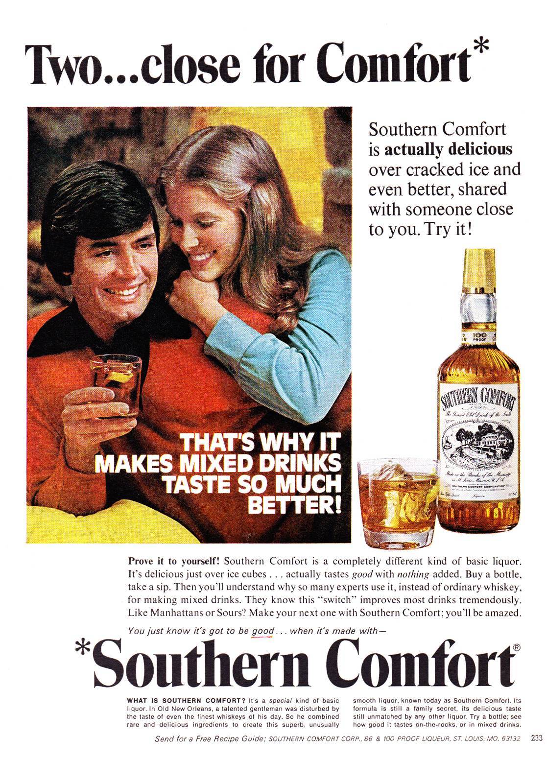 Happy Couples Selling Booze Vintage Alcohol Adverts Of The 1970s