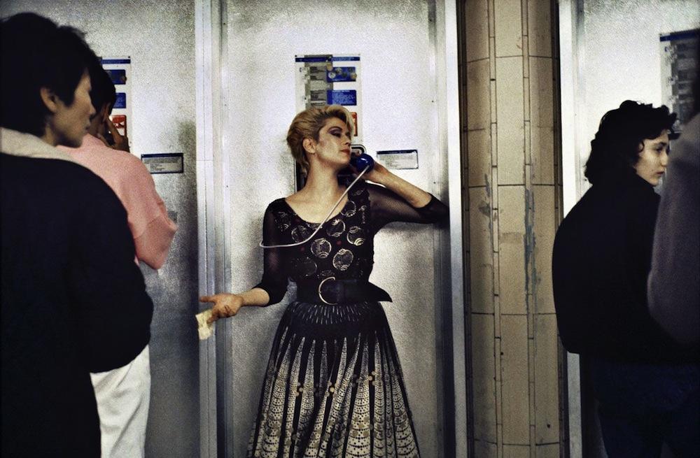 people on the London Underground 1970s 1980s