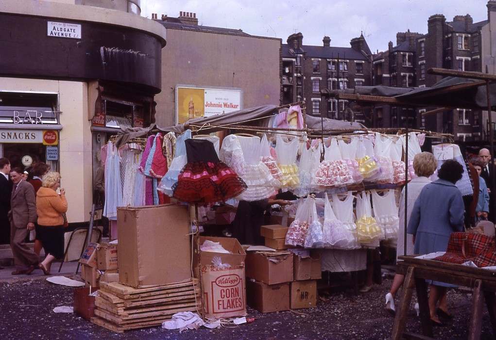 Market scene Aldgate Avenue 1962