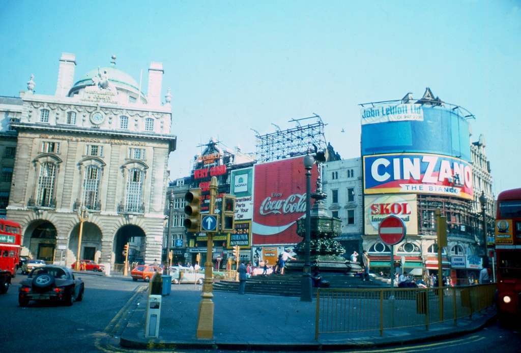 British London’s West-End in the Heatwave of ’76 Picadilly