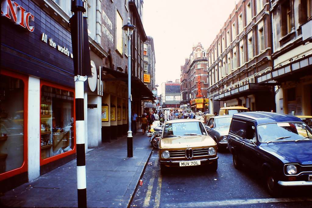 British London’s West-End in the Heatwave of ’76 Soho