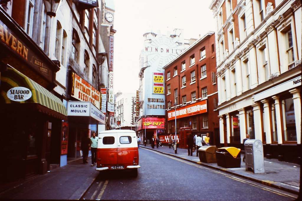 Soho - Great Windmill Street 1976 KH