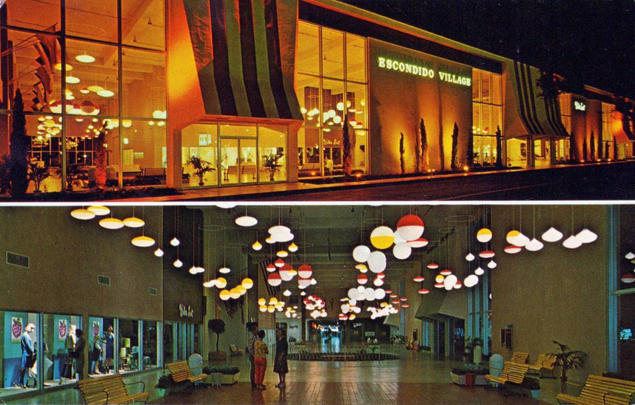 escondido village mall california 1960s