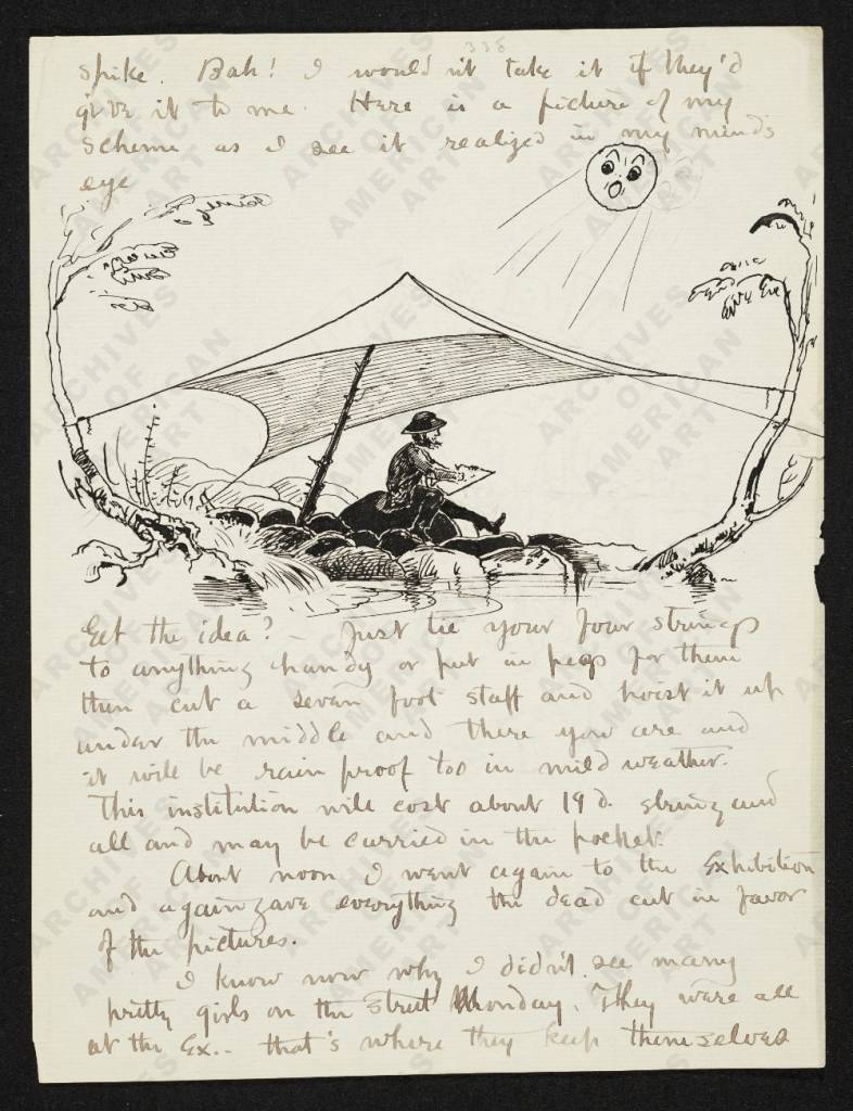 Bolton Brown transcript of a letter to his parents, 1888 June 25-27