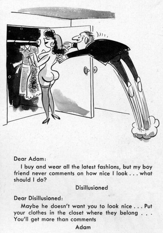 1950s Xxx Cartoons - Dear Adam... Bob Tupper's 1950s Comics For The Sexually Troubled - Flashbak