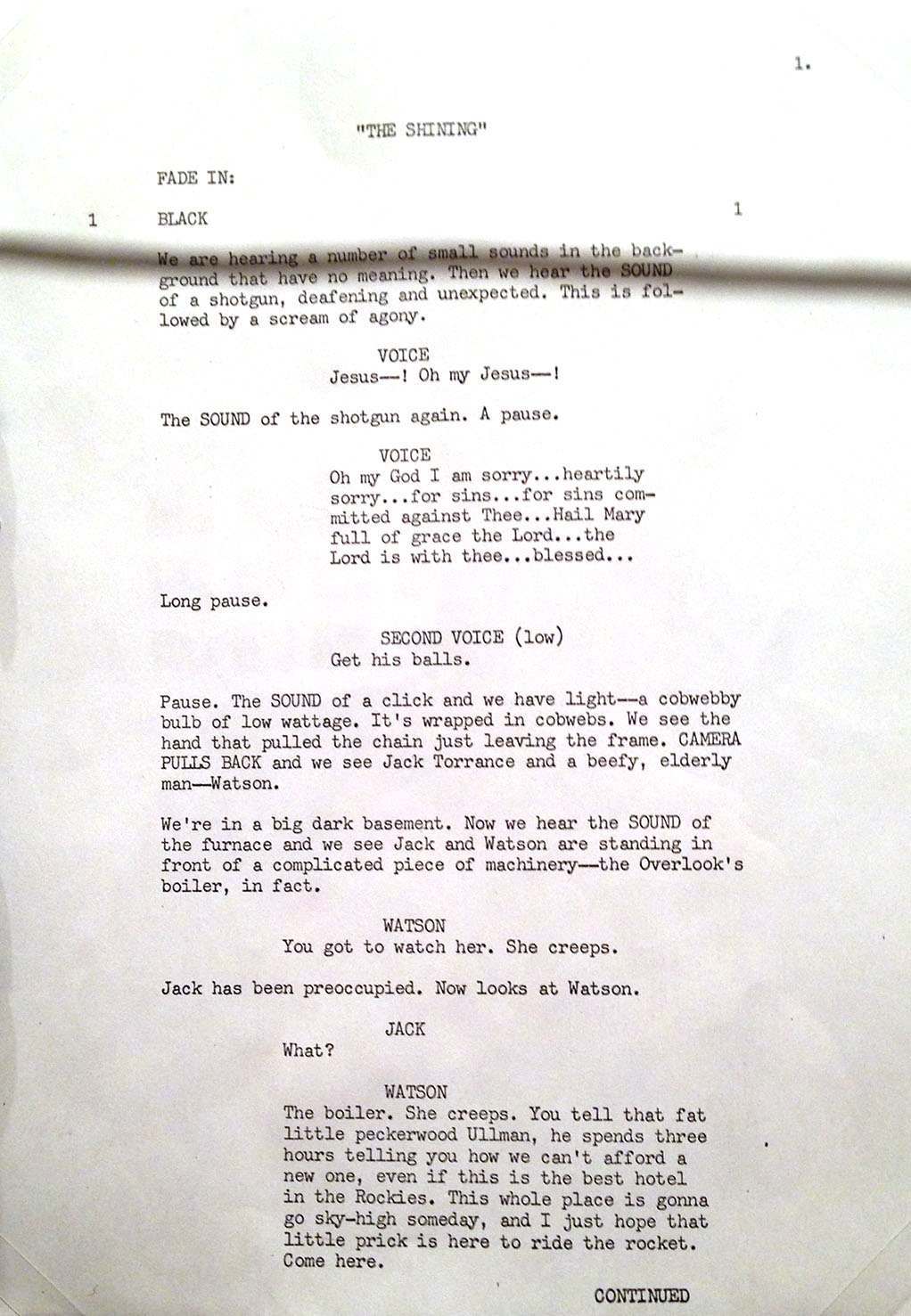 King's screenplay Page 1