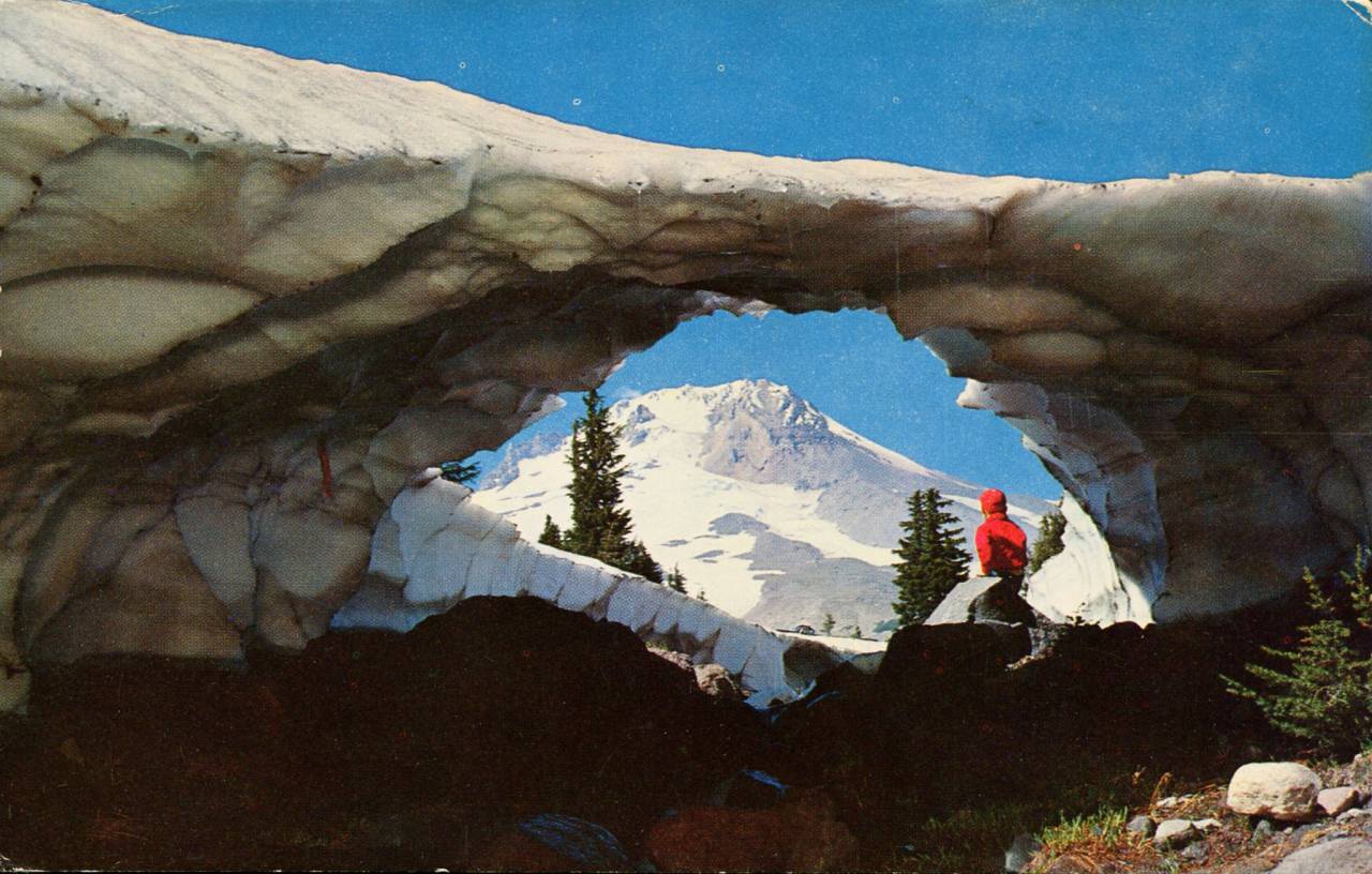 Tunnel Of Snow, Mt. Hood, Oregon