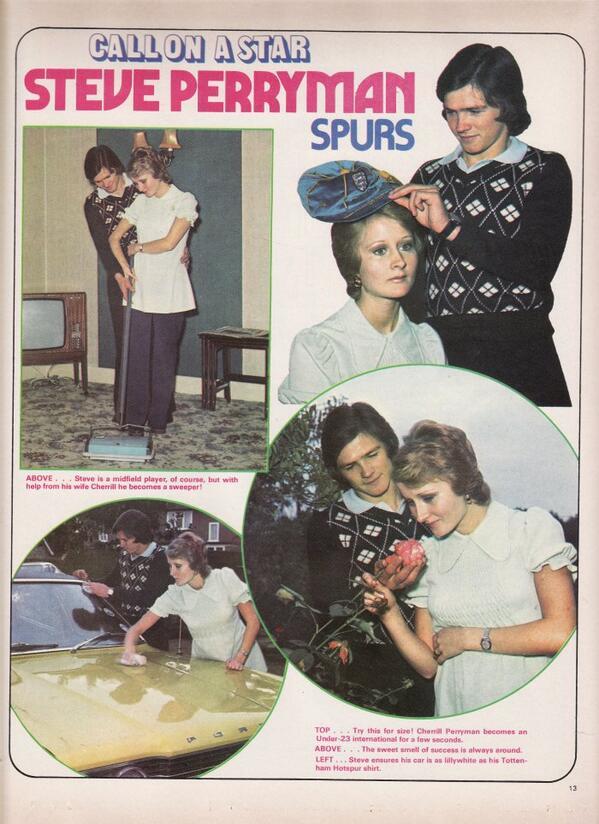 Steve Perryman Date: 1974 Source: Shoot!