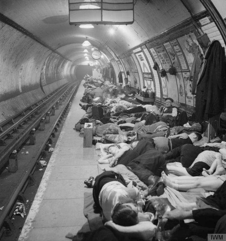 Elephant and Castle London Underground Station Shelter