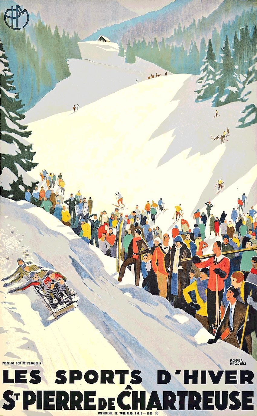 Les Sports D'hiver A St Pierre De Chartreuse, 1930.