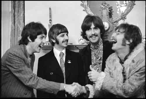 'The Beatles at Brian Epsteinâs House' - Linda McCartney, London, 1967