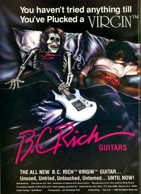 Image result for bc rich virgin ad