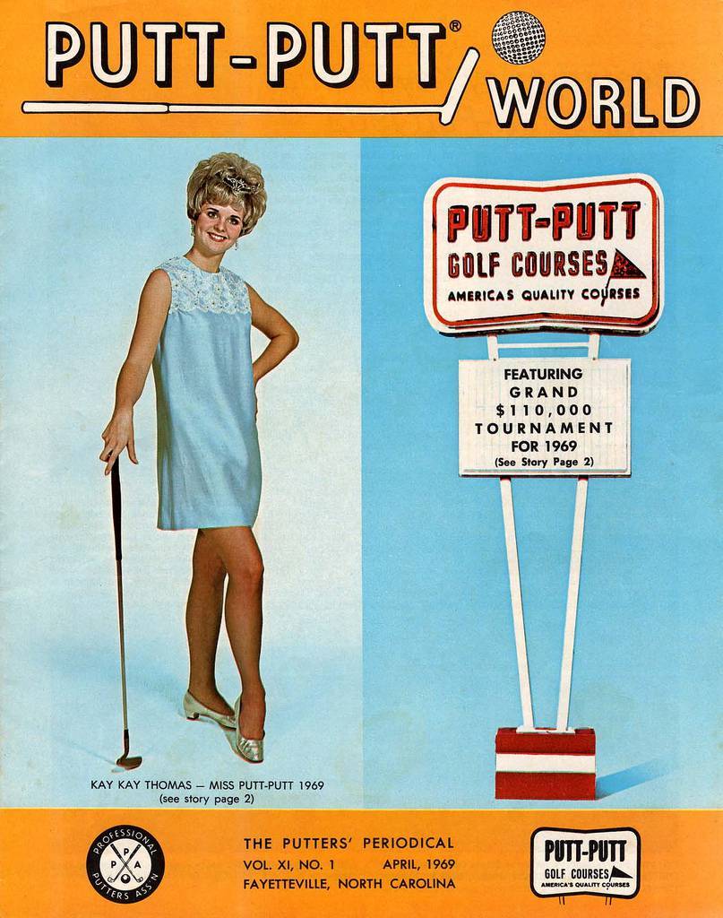 funny miniature golf vintage retro