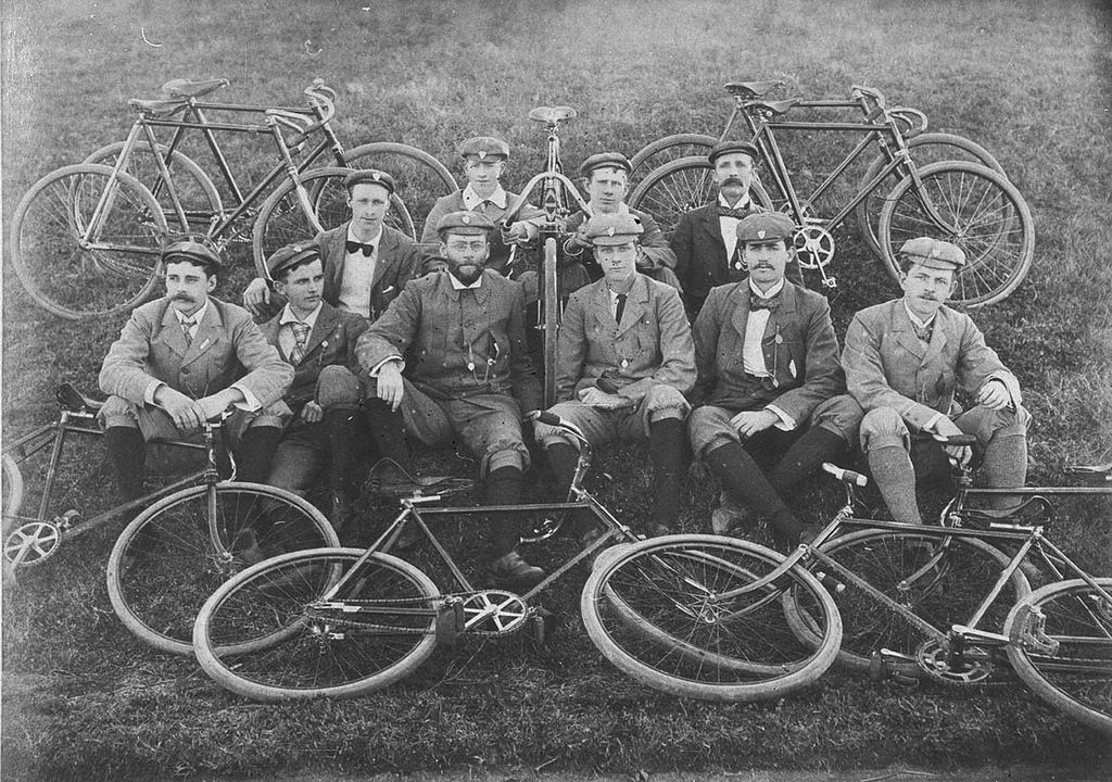 Palace Emporium Bicycle Club. Century riders - Sydney area, NSW, July 1899