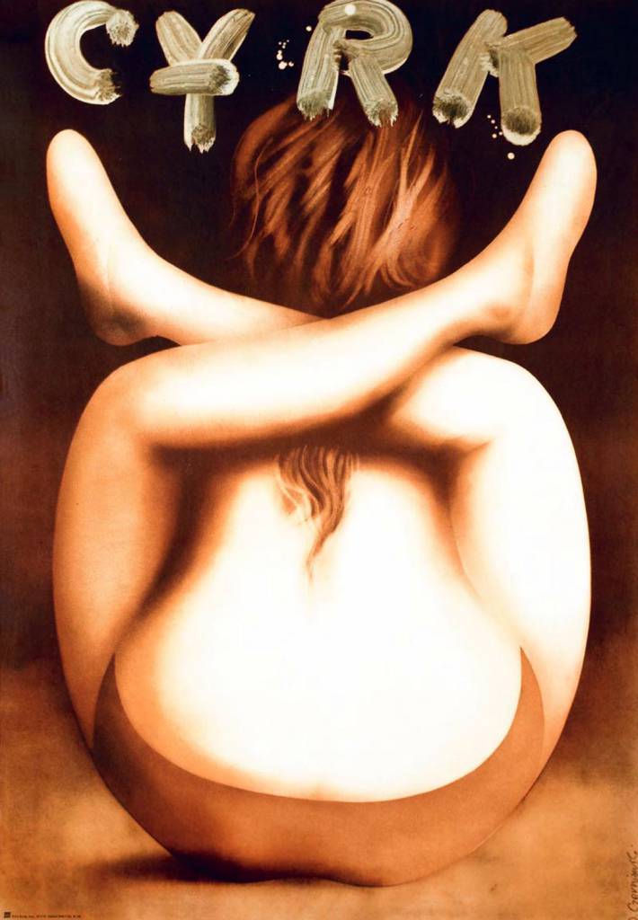 "Cyrk" poster by Jerzy Czerniawski (b.1947), Poland (1975) 