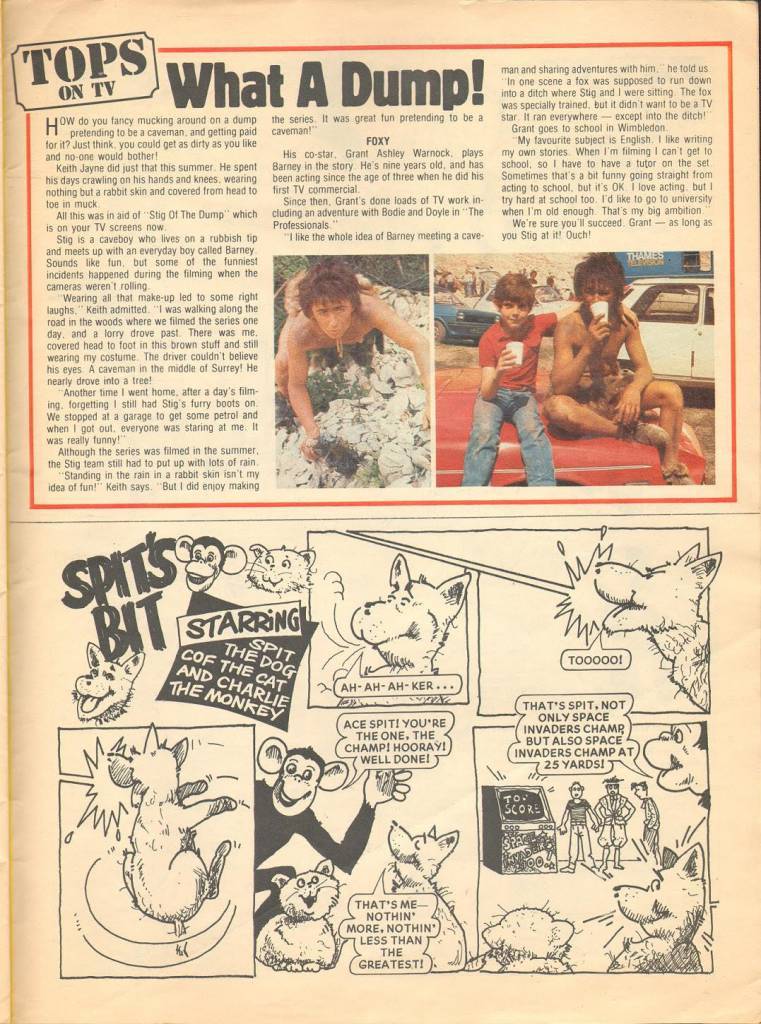 Page 27 TV Tops Magazine issue 1 1981 Adama ant