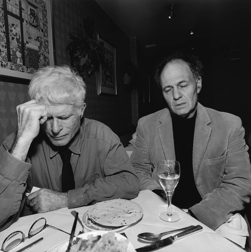 RB Kitaj and Frank Auerbach, London, 1994
