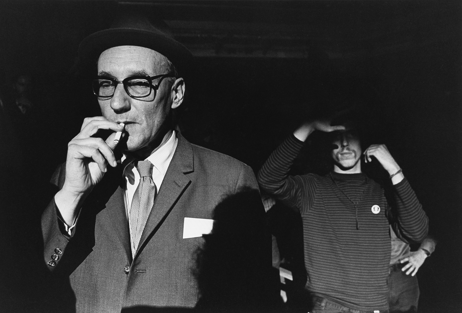 William S Burroughs, Democratic National Convention, Chicago, 1968.
