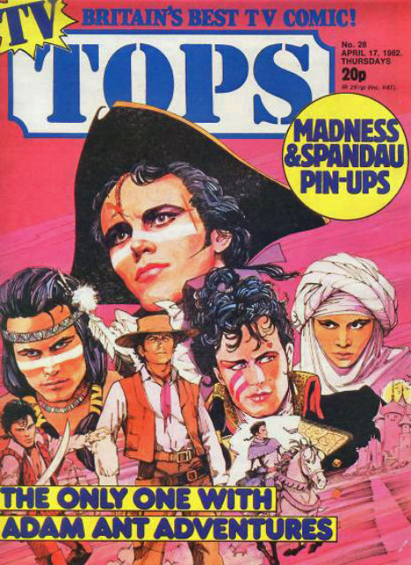 Adam And The Ants comic 1980s Adam Ant