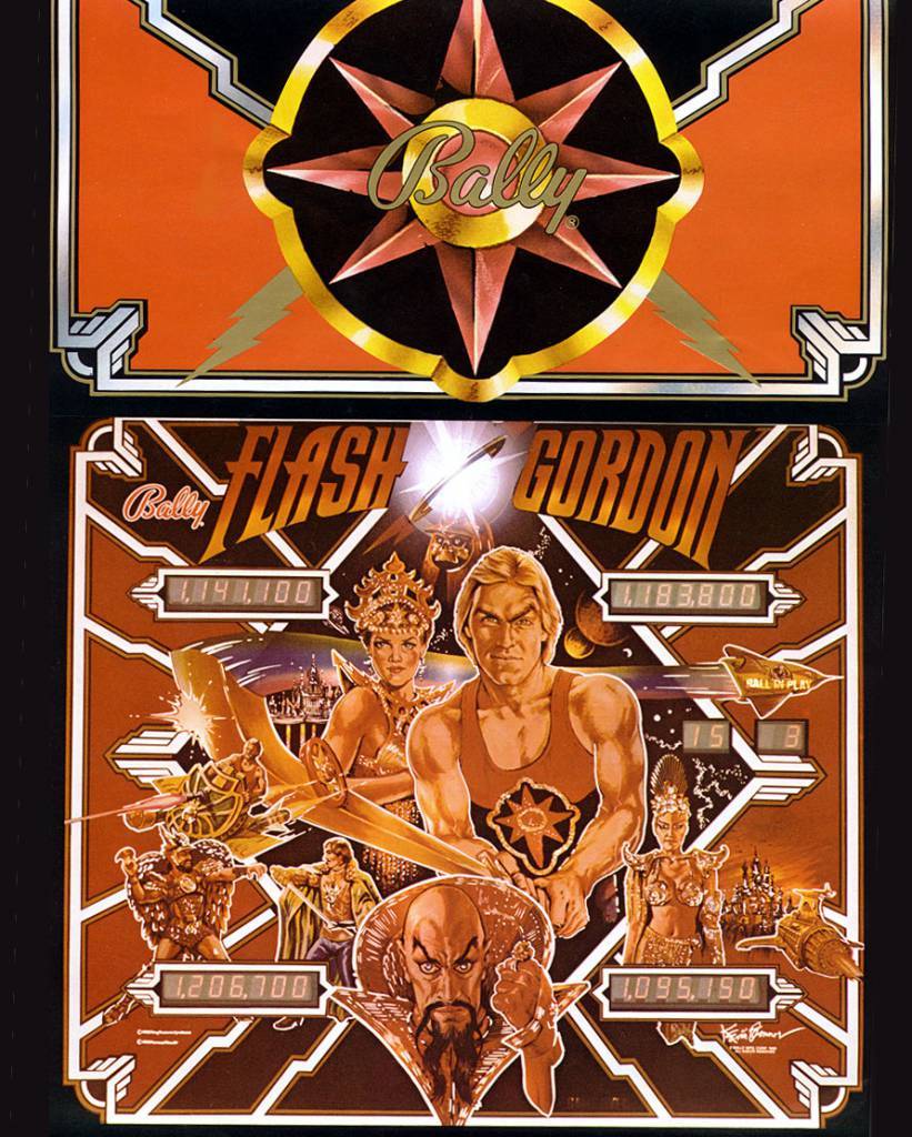The Flash Gordon Pinball Table Flyer (1980)