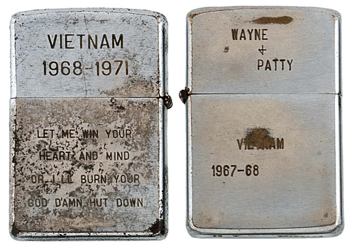 Heartfelt Messages On Zippo Lighters of The Vietnam War (1965