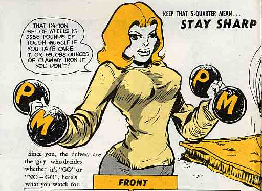 Connie Rodd.... sounds like a porn name, doesn't it? In fact, Connie was the fictional host of the military issued magazine PS Preventive Maintenance Monthly.