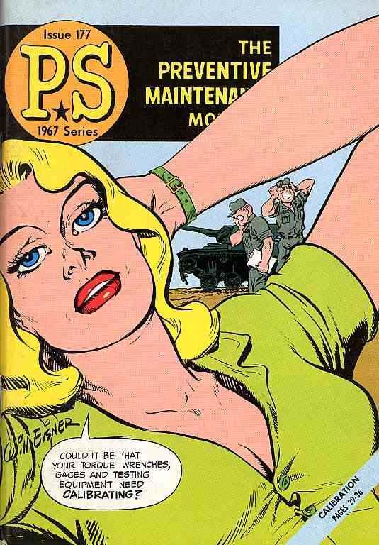 Connie Rodd.... sounds like a porn name, doesn't it? In fact, Connie was the fictional host of the military issued magazine PS Preventive Maintenance Monthly.