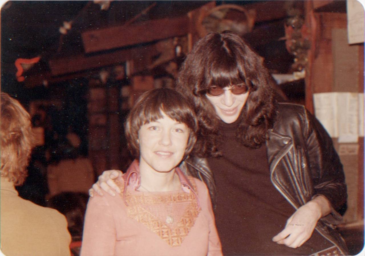 “Joey Ramone was really a sweetie pie. At one point we had an exhibit of our photographs, and we made a whole board of pictures of Joey Ramone and me, which we’d sell for $1. Joey came and signed a whole bunch of those photos.” 
