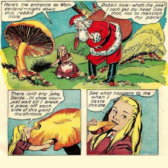 Santa On Shrooms: A Trippy 1943 Comic Book