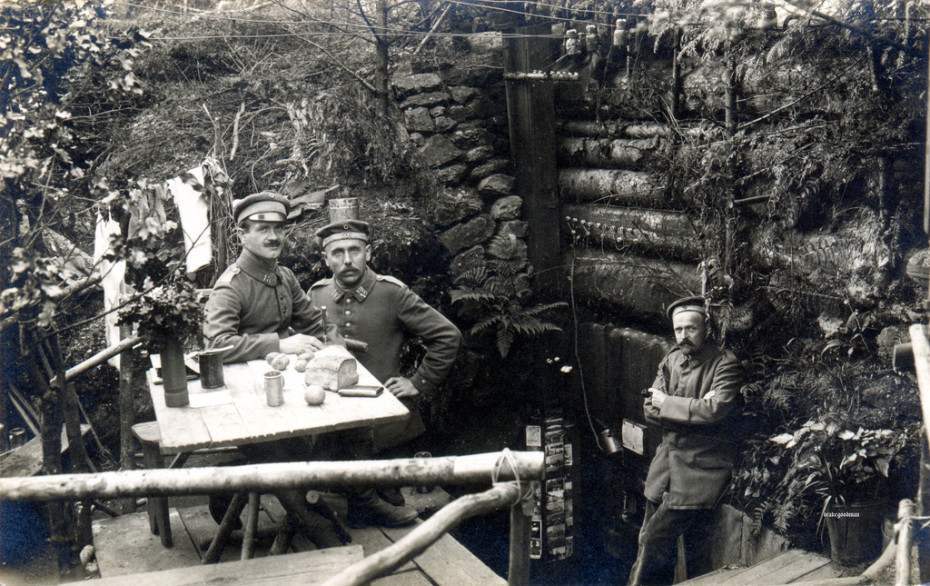 German trenches, 1916 (c) Drake Goodman