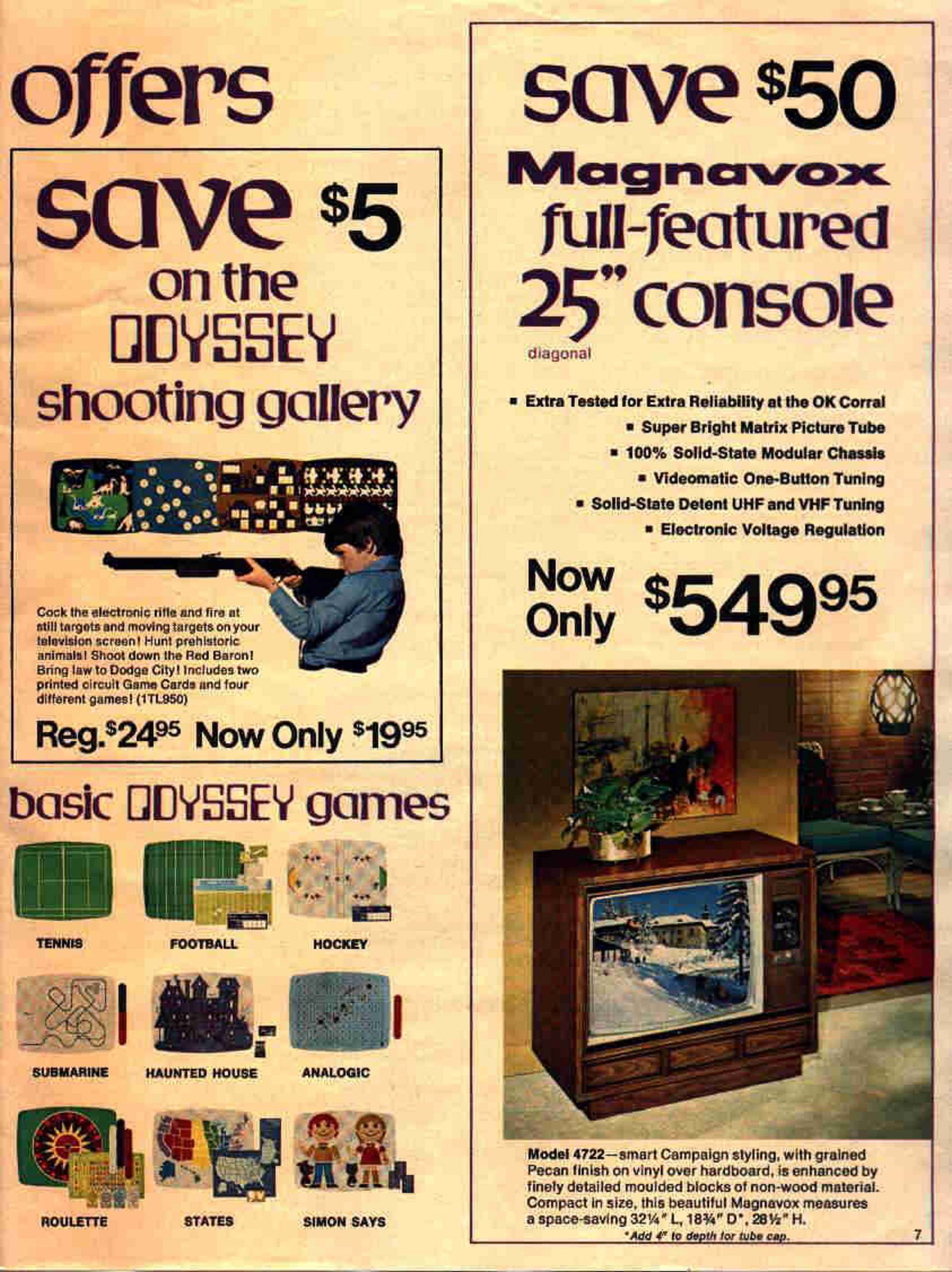 magnavox odyssey for sale