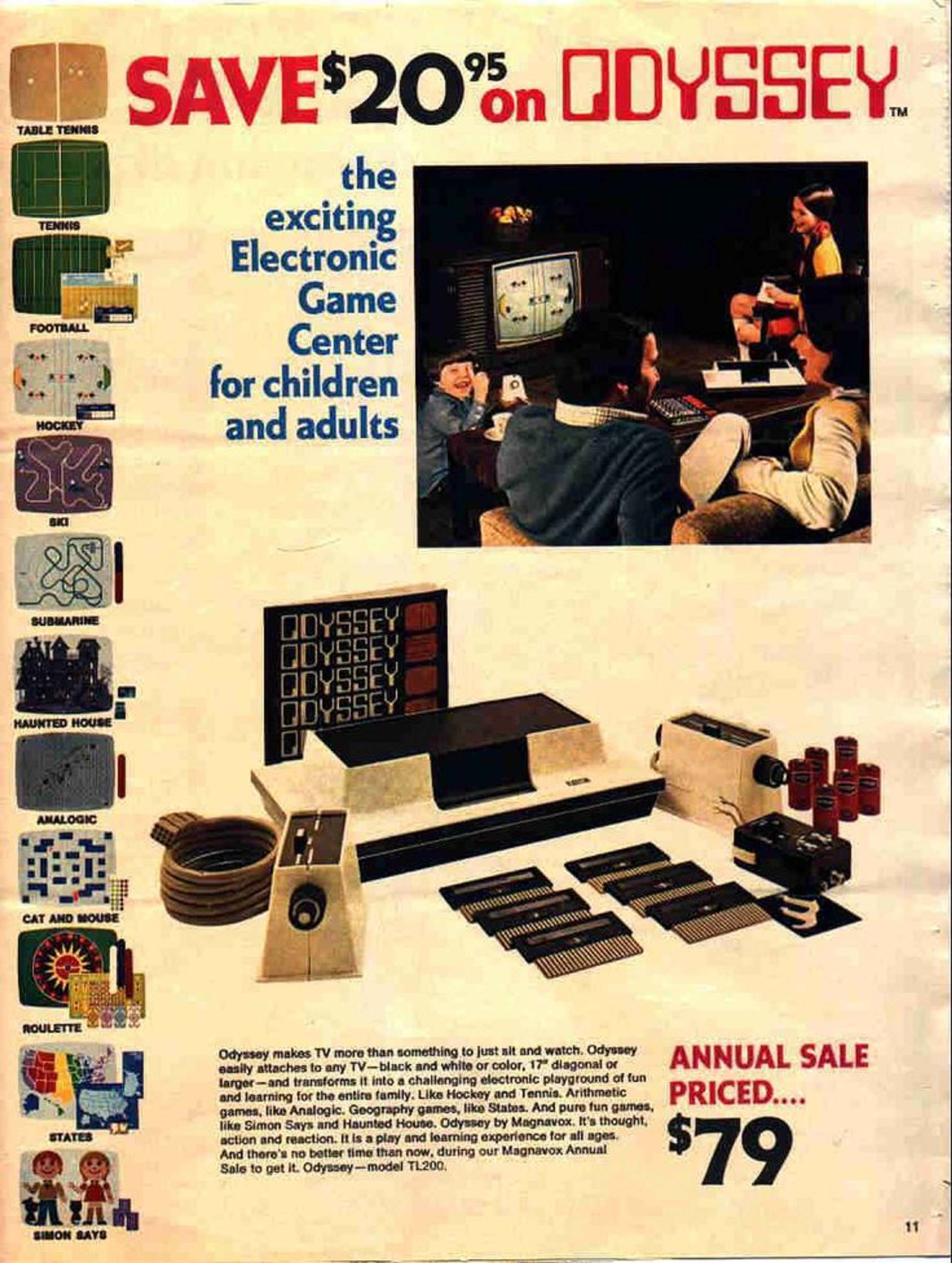 magnavox odyssey 1972